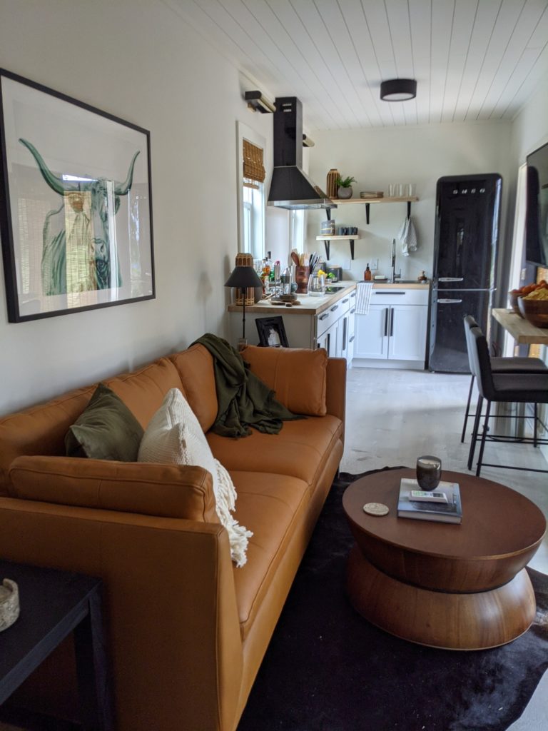 queer eye container home living area